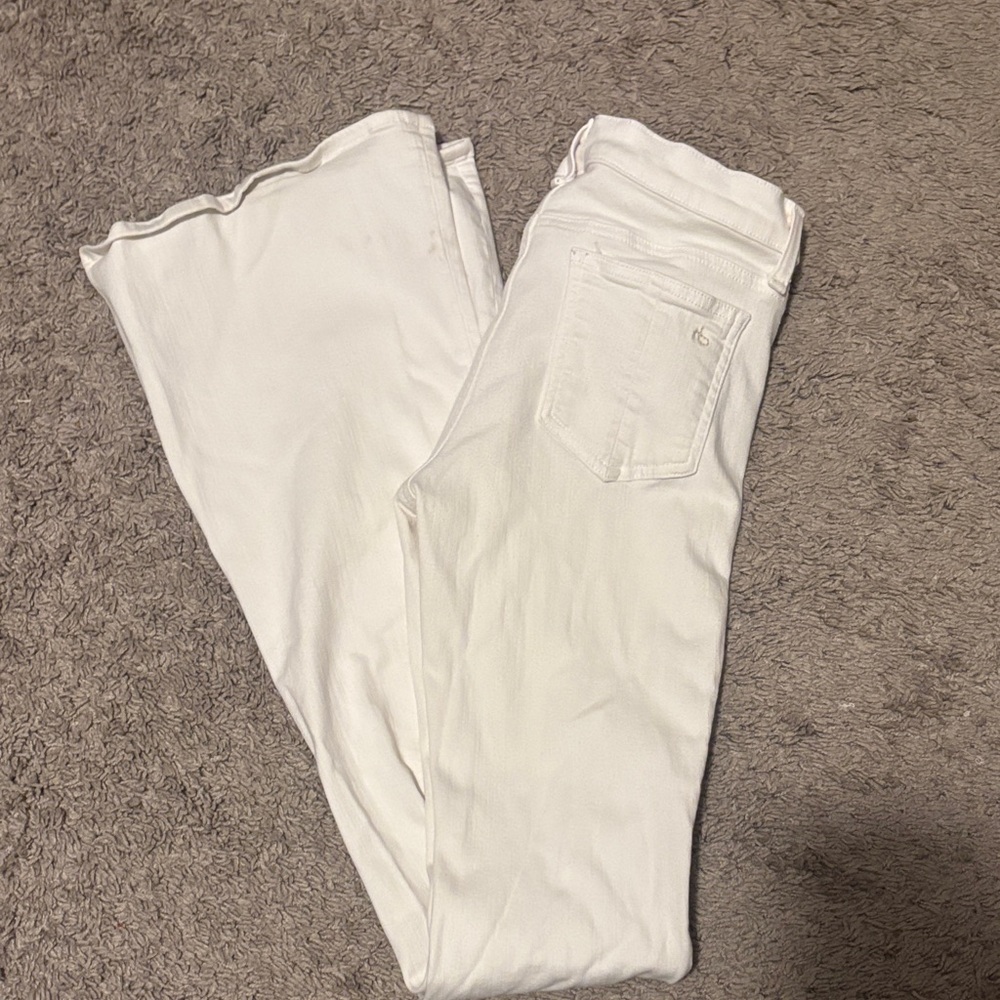 Rag & Bone High-Rise White Jeans - Picture 3 of 4